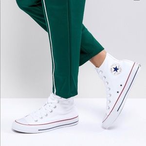 White Chuck Taylor Allstar high tops